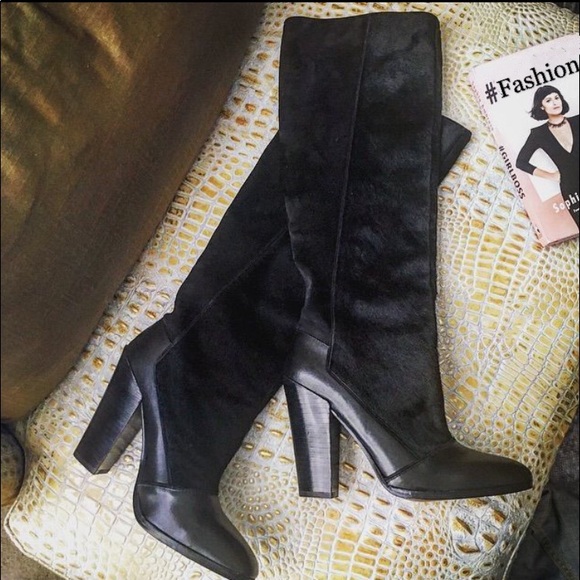 Derek Lam Shoes - Derek lam Crosby calf hair knee high boots